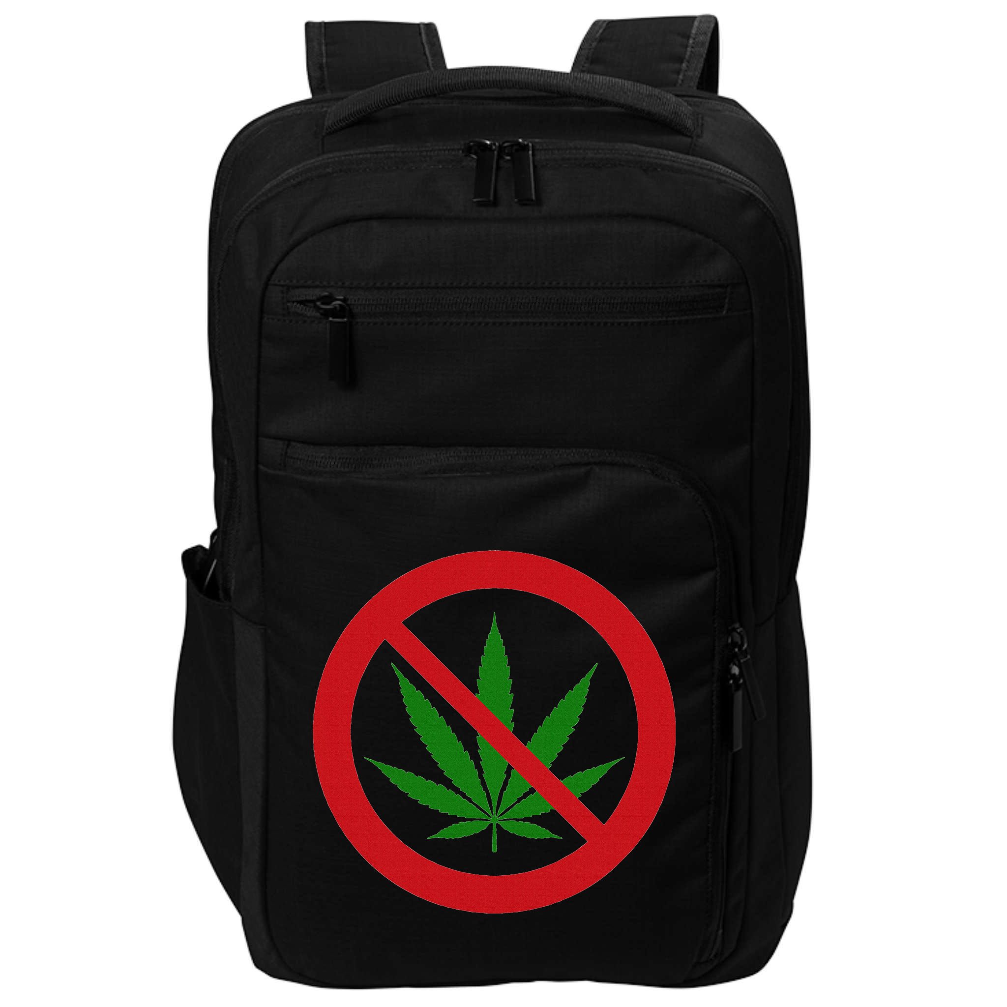 Say No Cannabis Anti Marijuana Design Retro Anti Weed Impact Tech Backpack