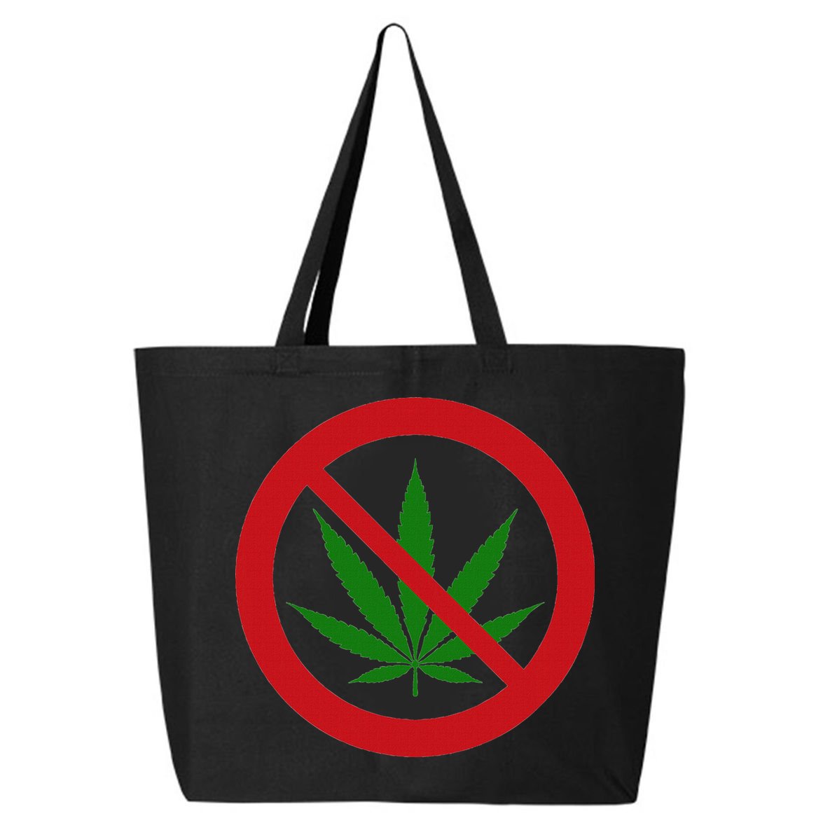 Say No Cannabis Anti Marijuana Design Retro Anti Weed 25L Jumbo Tote