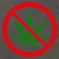 Say No Cannabis Anti Marijuana Design Retro Anti Weed Cotton Canvas Backpack