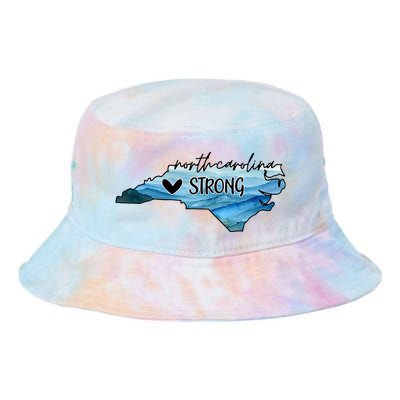 Support North Carolina Stay Western Strong Nc State Tie Dye Newport Bucket Hat