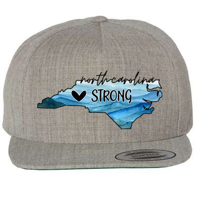 Support North Carolina Stay Western Strong Nc State Wool Snapback Cap