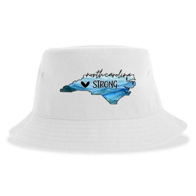 Support North Carolina Stay Western Strong Nc State Sustainable Bucket Hat