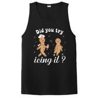 School Nurse Christmas Did You Try Icing It Gingerbread PosiCharge Competitor Tank