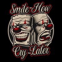 Smile Now Cry Later Drama Masks Cooling Performance Crew T-Shirt