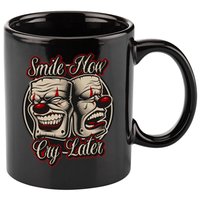 Smile Now Cry Later Drama Masks 11oz C Handle Ceramic Mug