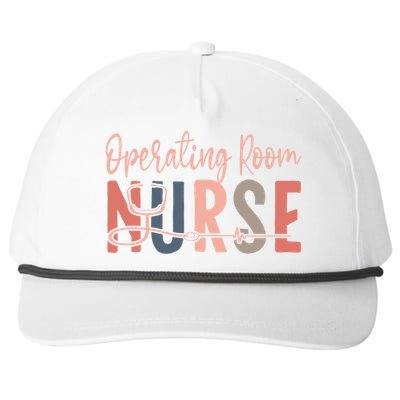 Surgical Nurse Cute Nursing Or Nurse Operating Room Nurse Gift Snapback Five-Panel Rope Hat