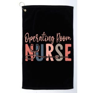 Surgical Nurse Cute Nursing Or Nurse Operating Room Nurse Gift Platinum Collection Golf Towel