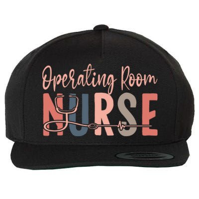 Surgical Nurse Cute Nursing Or Nurse Operating Room Nurse Gift Wool Snapback Cap