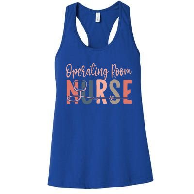 Surgical Nurse Cute Nursing Or Nurse Operating Room Nurse Gift Women's Racerback Tank