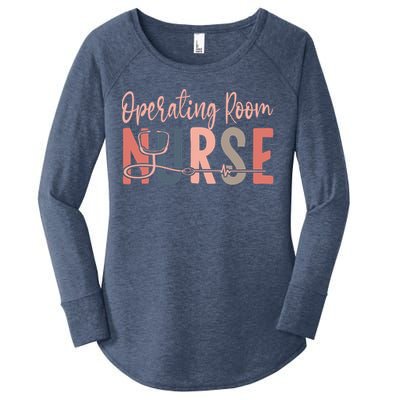 Surgical Nurse Cute Nursing Or Nurse Operating Room Nurse Gift Women's Perfect Tri Tunic Long Sleeve Shirt