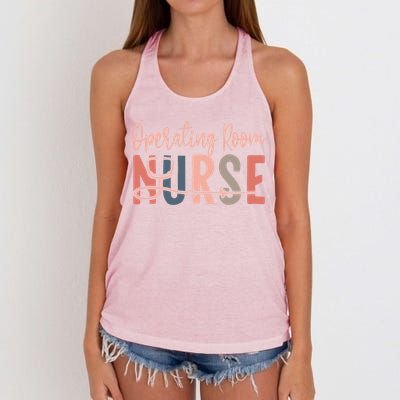 Surgical Nurse Cute Nursing Or Nurse Operating Room Nurse Gift Women's Knotted Racerback Tank