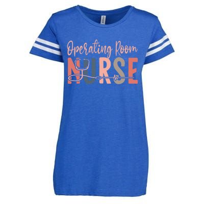 Surgical Nurse Cute Nursing Or Nurse Operating Room Nurse Gift Enza Ladies Jersey Football T-Shirt