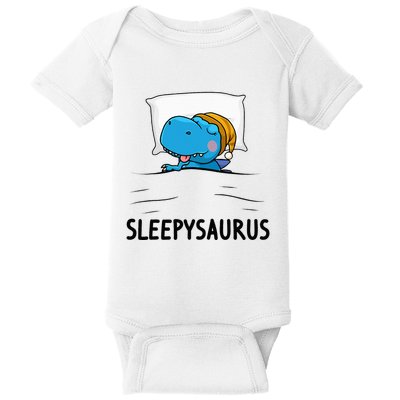 Sleepysaurus Nightgown Cute Dinosaur Pajama for a Cozy Sleep Baby Bodysuit