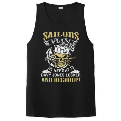 Sailor Never Die We Report To Davy Jones Locker And Regroup PosiCharge Competitor Tank