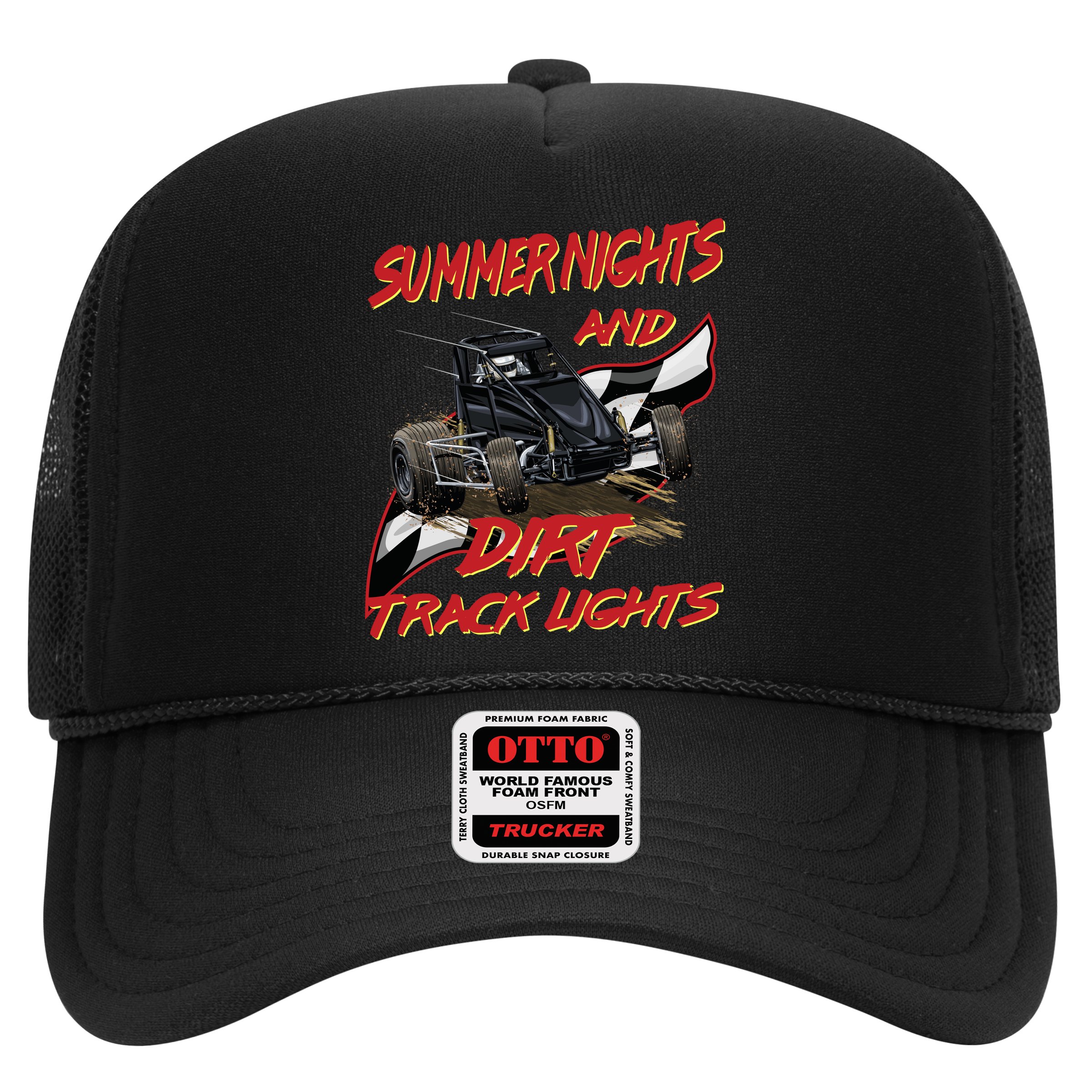 Summer Nights Dirt Track Lights | Dirt Track Racing | Motocross Gift Hat