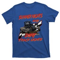 Summer Nights Dirt Track Lights | Dirt Track Racing | Motocross Gift T-Shirt