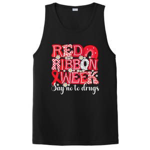 Say Not Drug Free Say Yes Kindness Red Ribbon Week Rainbow PosiCharge Competitor Tank