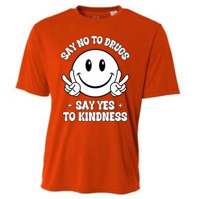 Say Not Drugfree Say Yes To Kindness Red Ribbon Week Cooling Performance Crew T-Shirt