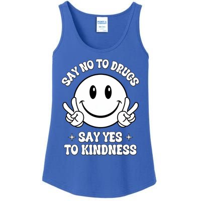 Say Not Drugfree Say Yes To Kindness Red Ribbon Week Ladies Essential Tank