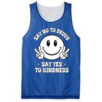 Say Not Drugfree Say Yes To Kindness Red Ribbon Week Mesh Reversible Basketball Jersey Tank