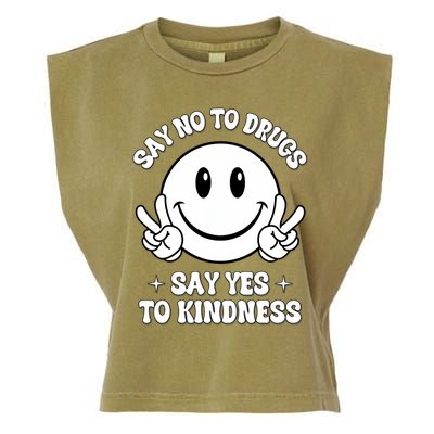 Say Not Drugfree Say Yes To Kindness Red Ribbon Week Garment-Dyed Women's Muscle Tee