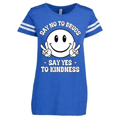 Say Not Drugfree Say Yes To Kindness Red Ribbon Week Enza Ladies Jersey Football T-Shirt