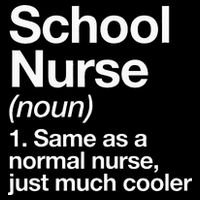 School Nurse Definition Back To School First Day Cooling Performance Crew T-Shirt