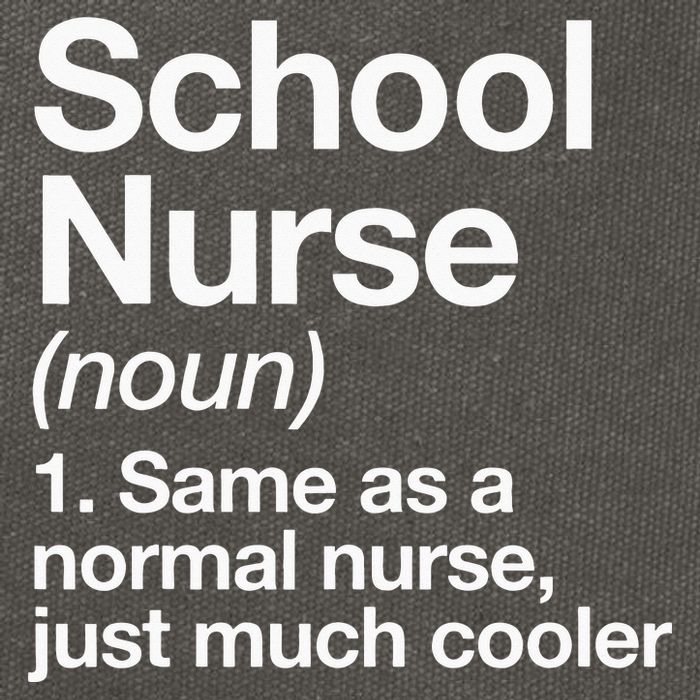 School Nurse Definition Back To School First Day Cotton Canvas Backpack