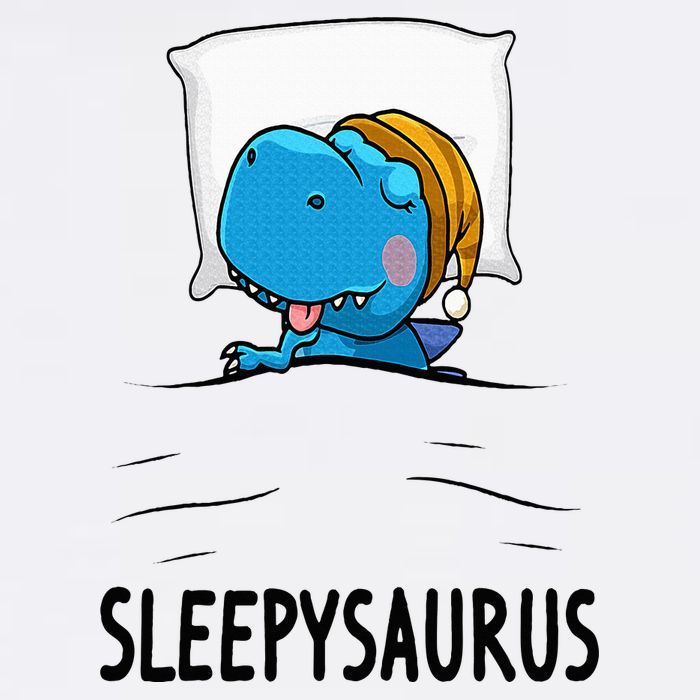 Sleepysaurus nightshirt Dinosaur Dino TRex nightgown Sleep Cooling Performance Crew T-Shirt