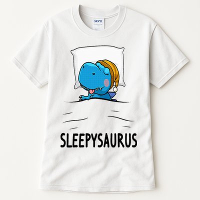 Sleepysaurus nightshirt Dinosaur Dino TRex nightgown Sleep Tall T-Shirt