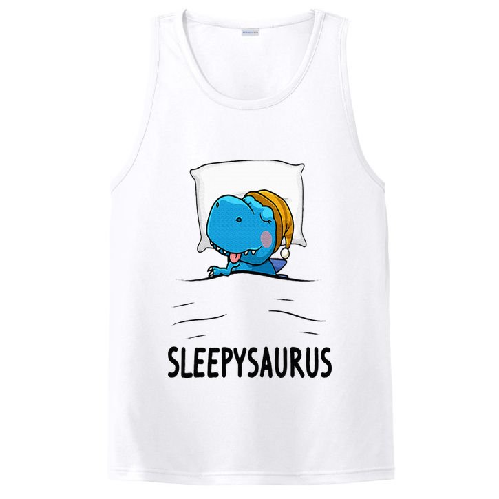 Sleepysaurus nightshirt Dinosaur Dino TRex nightgown Sleep PosiCharge Competitor Tank
