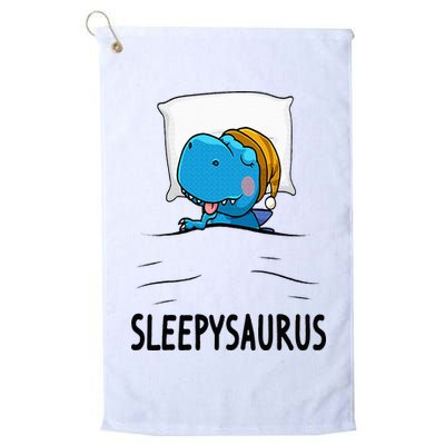 Sleepysaurus nightshirt Dinosaur Dino TRex nightgown Sleep Golf Towel