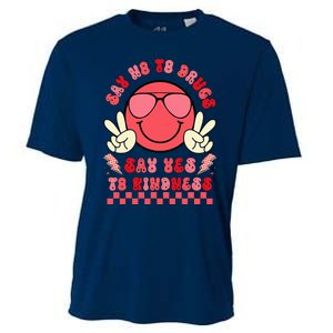 Say Not Drug Free Say Yes To Kindness Red Ribbon Week Cooling Performance Crew T-Shirt