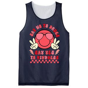 Say Not Drug Free Say Yes To Kindness Red Ribbon Week Mesh Reversible Basketball Jersey Tank