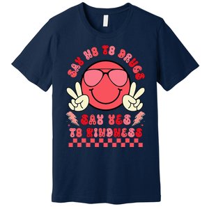 Say Not Drug Free Say Yes To Kindness Red Ribbon Week Premium T-Shirt