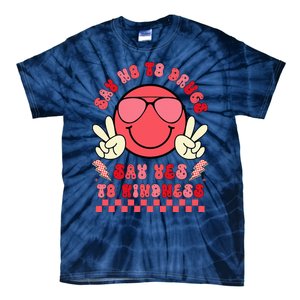 Say Not Drug Free Say Yes To Kindness Red Ribbon Week Tie-Dye T-Shirt