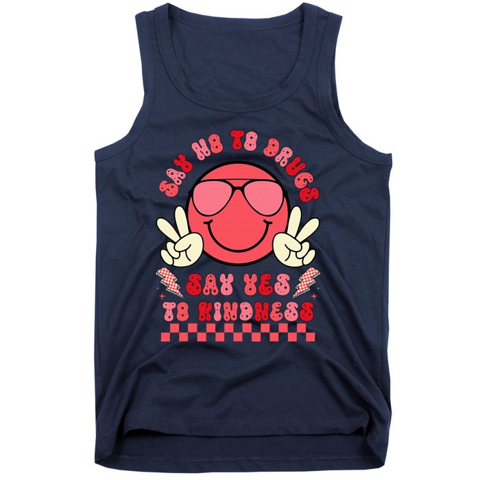 Say Not Drug Free Say Yes To Kindness Red Ribbon Week Tank Top