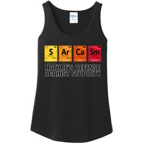 Sarcasm Natures Defense Against Stupidity Ladies Essential Tank