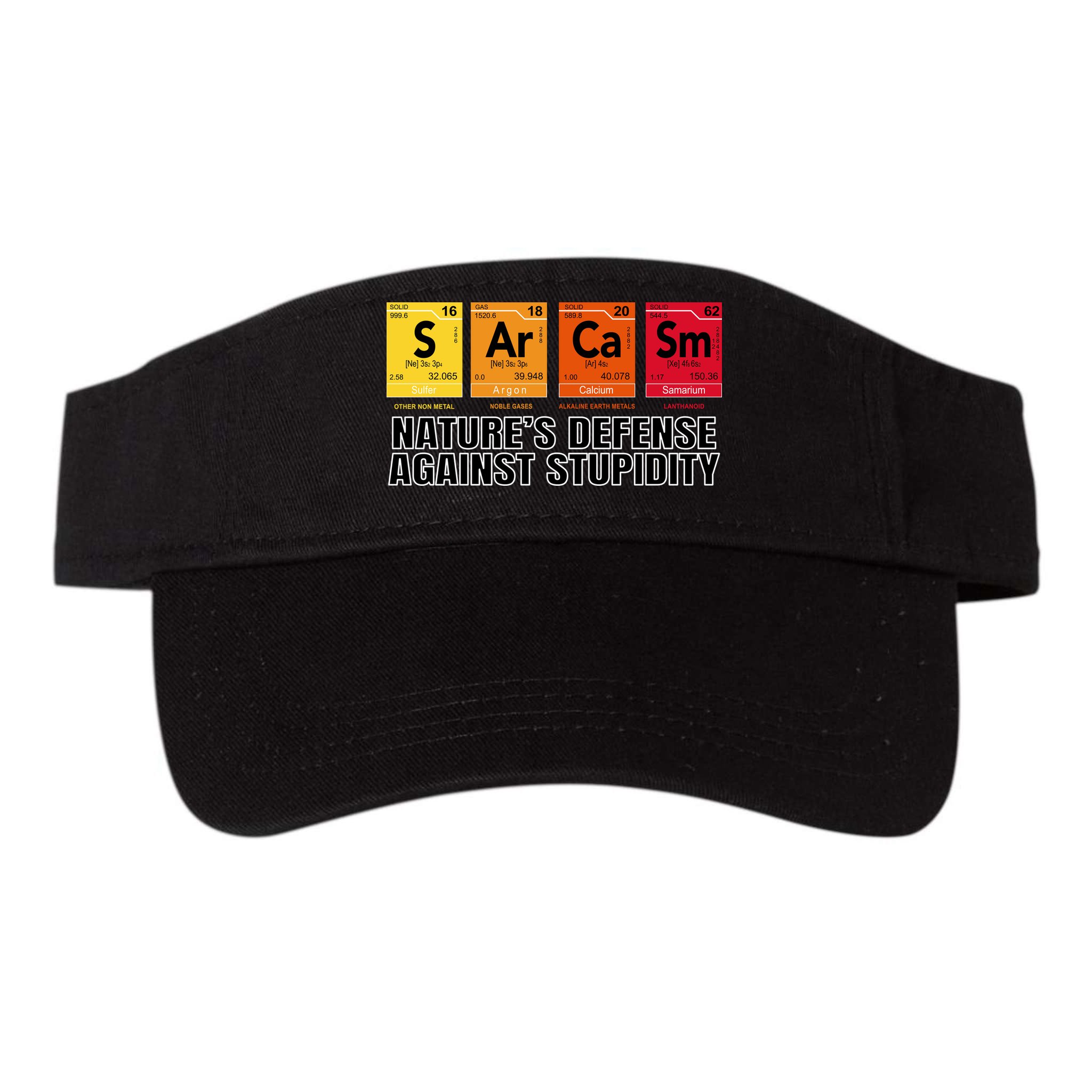 Sarcasm Natures Defense Against Stupidity Visor