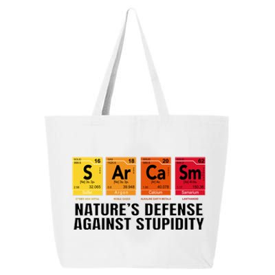 Sarcasm Natures Defense Against Stupidity 25L Jumbo Tote