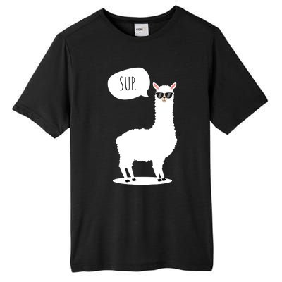 Sup No Drama Llama Alpaca Tall Fusion ChromaSoft Performance T-Shirt