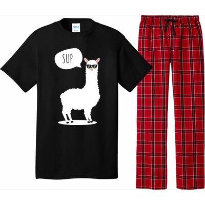 Sup No Drama Llama Alpaca Pajama Set