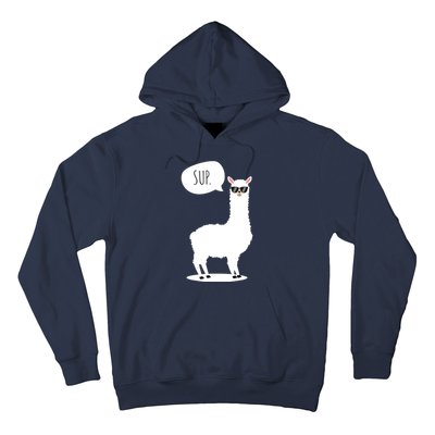 Sup No Drama Llama Alpaca Hoodie