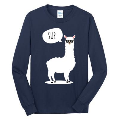 Sup No Drama Llama Alpaca Tall Long Sleeve T-Shirt