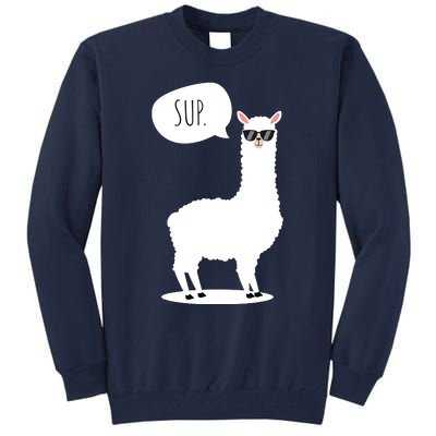 Sup No Drama Llama Alpaca Tall Sweatshirt