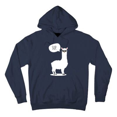 Sup No Drama Llama Alpaca Tall Hoodie