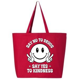 Say Not Drugfree Say Yes To Kindness Red Ribbon Week 25L Jumbo Tote