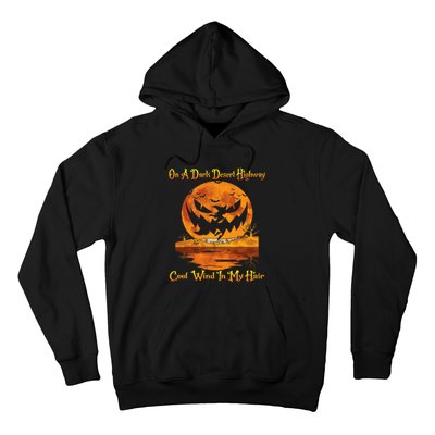 Spooky Night Drive Halloween Road Trip Hoodie