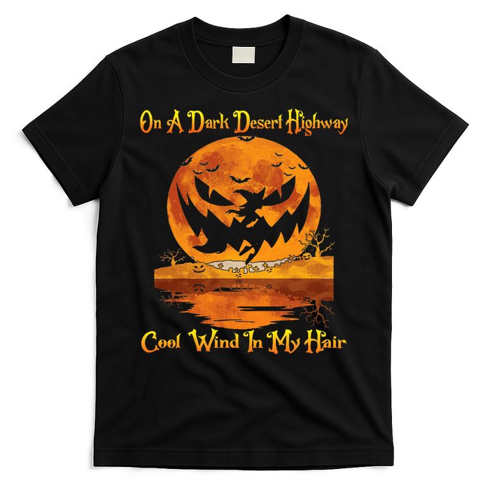 Spooky Night Drive Halloween Road Trip T-Shirt