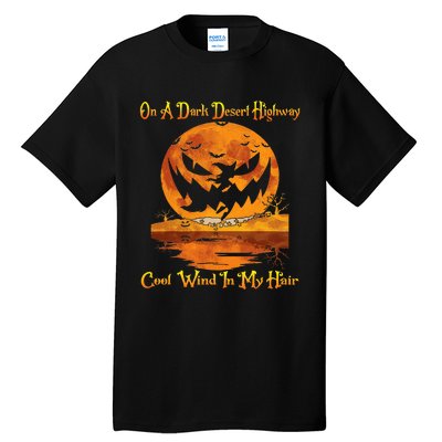 Spooky Night Drive Halloween Road Trip Tall T-Shirt